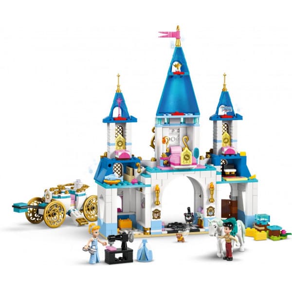 LEGO Disney Princess 43275 – Tuhkimon linna ja hevosvaunut