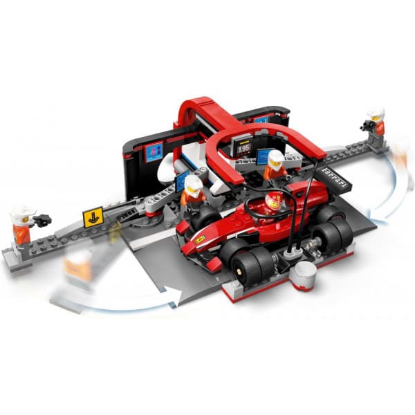 LEGO City 60443 – F1-boxstop og pitcrew samt Ferrari-bil