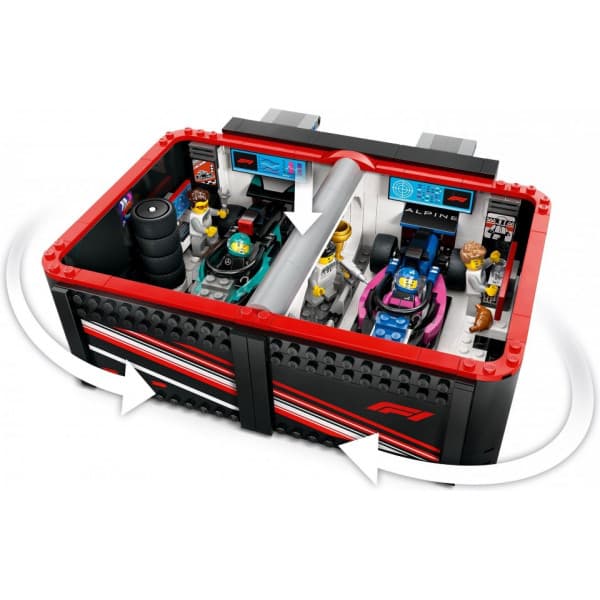 LEGO City 60444 – F1-garage och Mercedes-AMG- och Alpine-bilar