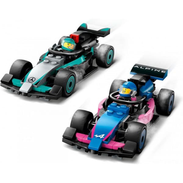 LEGO City 60444 – F1-garage och Mercedes-AMG- och Alpine-bilar