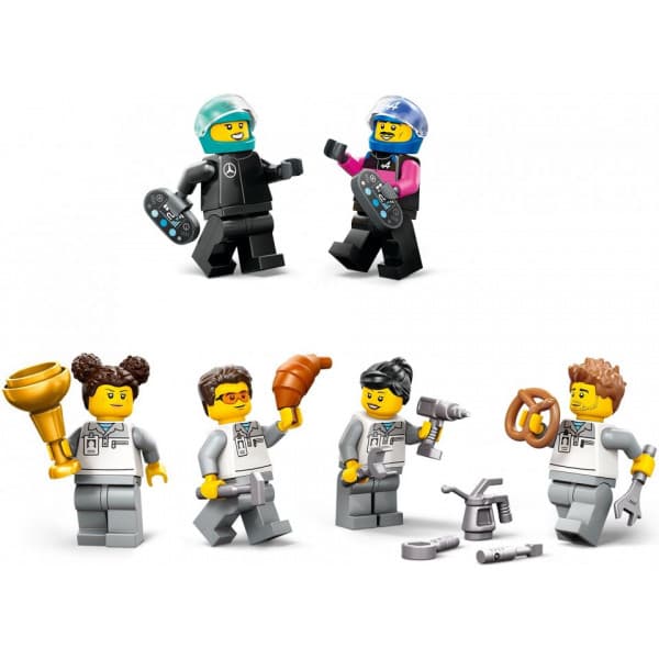 LEGO City 60444 – F1-garage och Mercedes-AMG- och Alpine-bilar