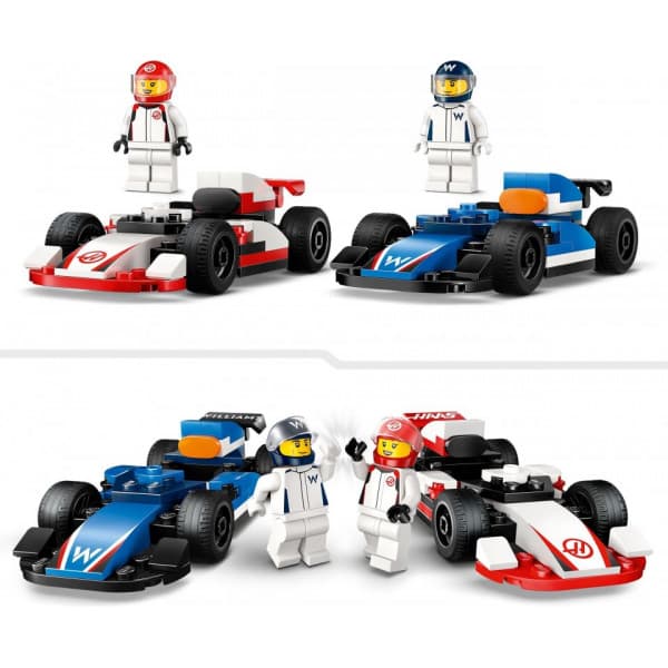 LEGO City 60464 – F1-racere Williams Racing og Haas F1
