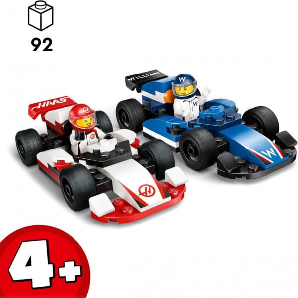 LEGO City 60464 – F1-racere Williams Racing og Haas F1