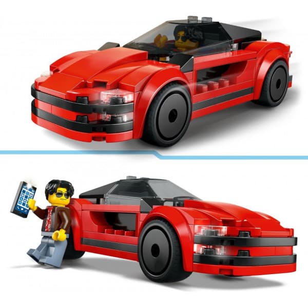 LEGO City 60448 – Rød sportsvogn
