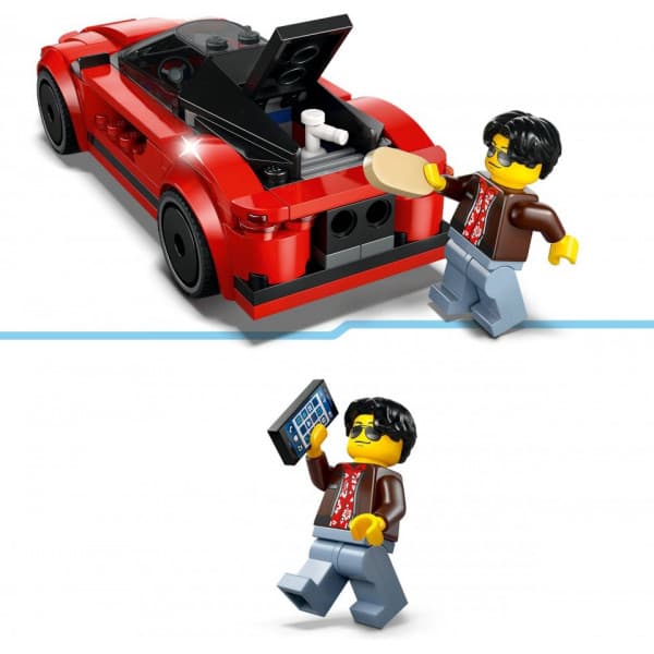 LEGO City 60448 – Rød sportsvogn