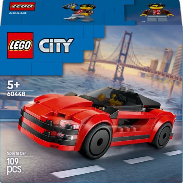 LEGO City 60448 – Rød sportsvogn