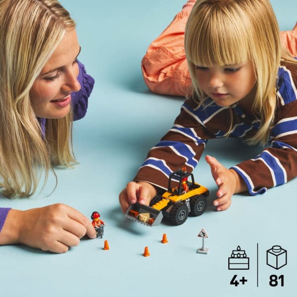 LEGO City 60450 – Keltainen pyöräkuormaaja