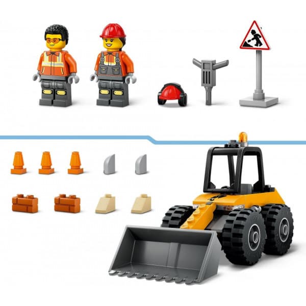 LEGO City 60450 – Keltainen pyöräkuormaaja