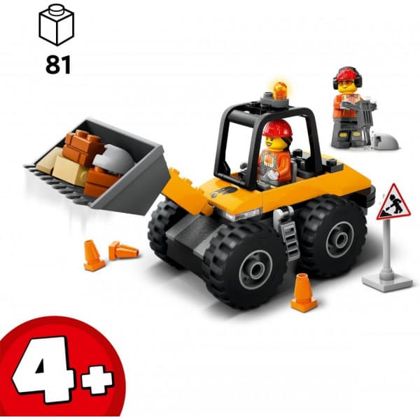 LEGO City 60450 – Keltainen pyöräkuormaaja
