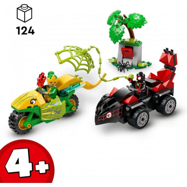 LEGO Superhjältar Marvel 11198 – Spin och Electro: dinosauriejakt