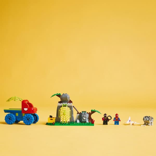 LEGO Super Heroes Marvel 11199 – Team Spideyn pelastustehtävä dinomönkijällä