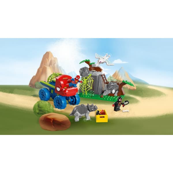 LEGO Super Heroes Marvel 11199 – Team Spideyn pelastustehtävä dinomönkijällä
