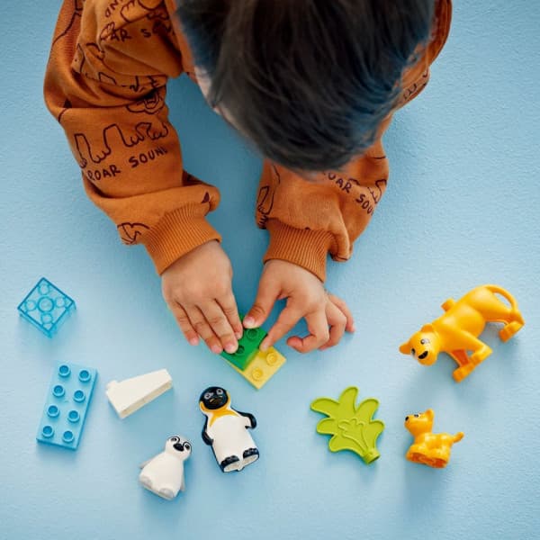 LEGO DUPLO Town 10442 – Luonnoneläinperheet: pingviinit ja leijonat