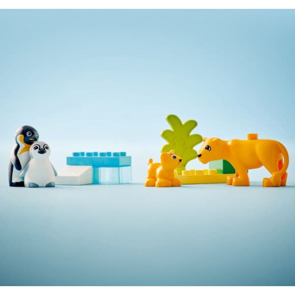 LEGO DUPLO Town 10442 – Luonnoneläinperheet: pingviinit ja leijonat