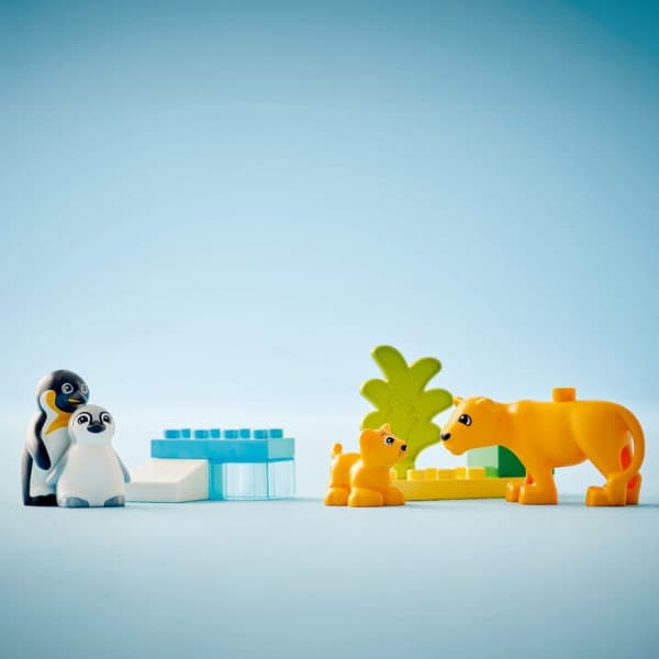 LEGO DUPLO Town 10442 – Luonnoneläinperheet: pingviinit ja leijonat