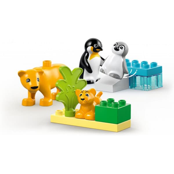 LEGO DUPLO Town 10442 – Luonnoneläinperheet: pingviinit ja leijonat