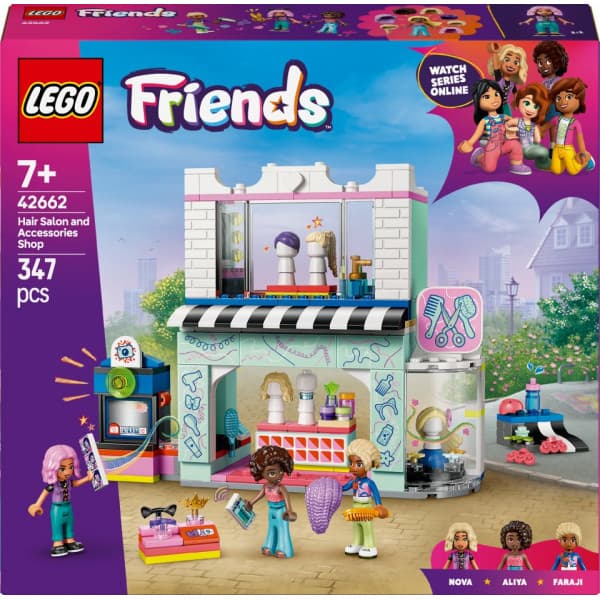 LEGO Friends 42662 – Kampaamo ja asusteliike