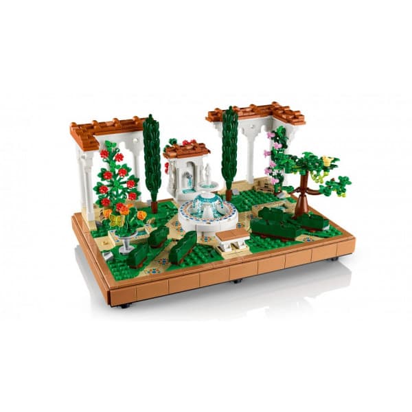 LEGO Icons 10359 – Trädgård och fontän