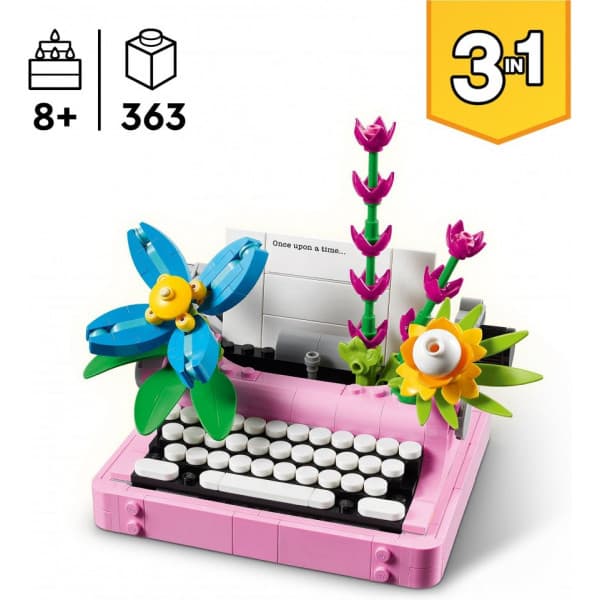 LEGO Creator 31169 – Kirjoituskone ja kukat