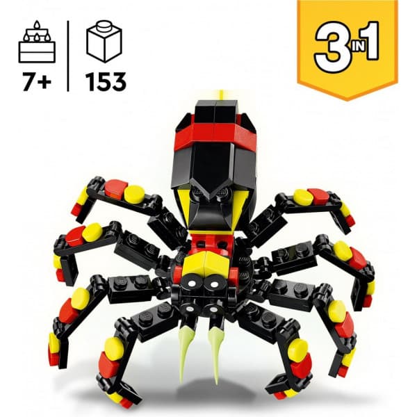 LEGO Creator 31159 – Vilda Djur: fantastisk spindel