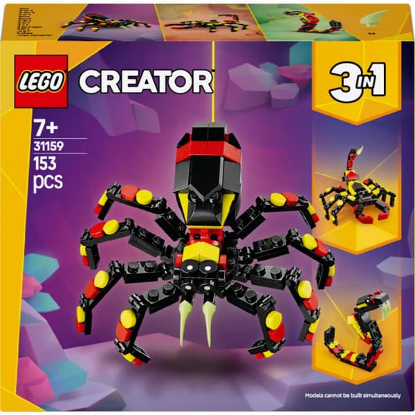 LEGO Creator 31159 – Vilde Dyr: fantastisk edderkop