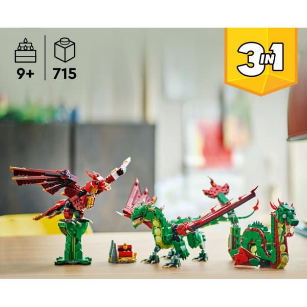 LEGO Creator Medeltida drake