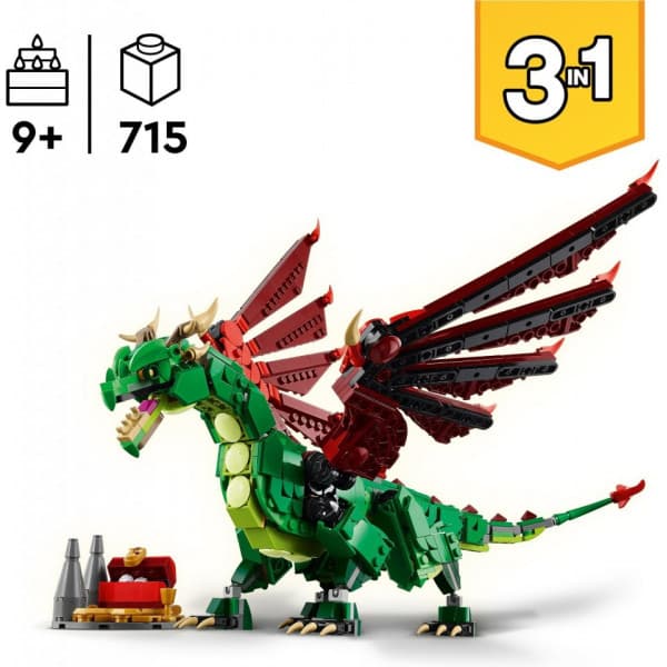 LEGO Creator Medeltida drake