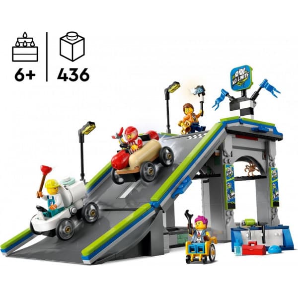 LEGO City 60460 – Ingen grænser: Racerbils rampebane
