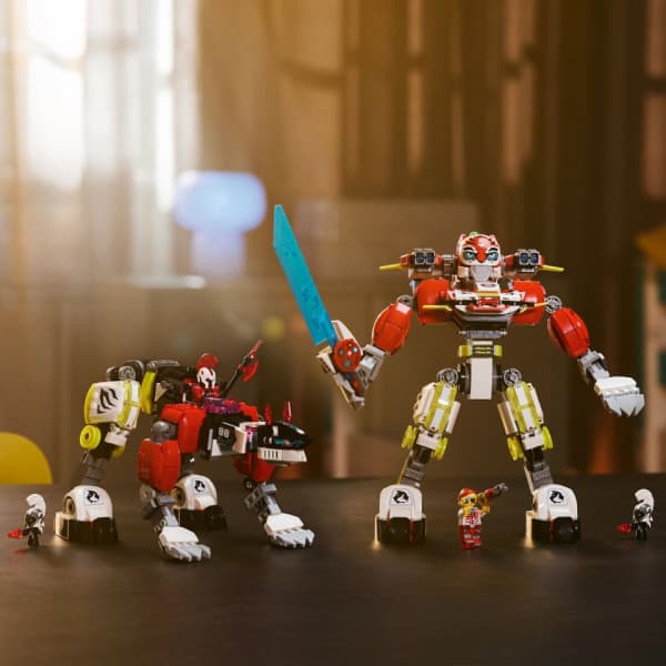 LEGO DREAMZzz 71497 – Coopers tigerrobot og Zerons hot rod-bil
