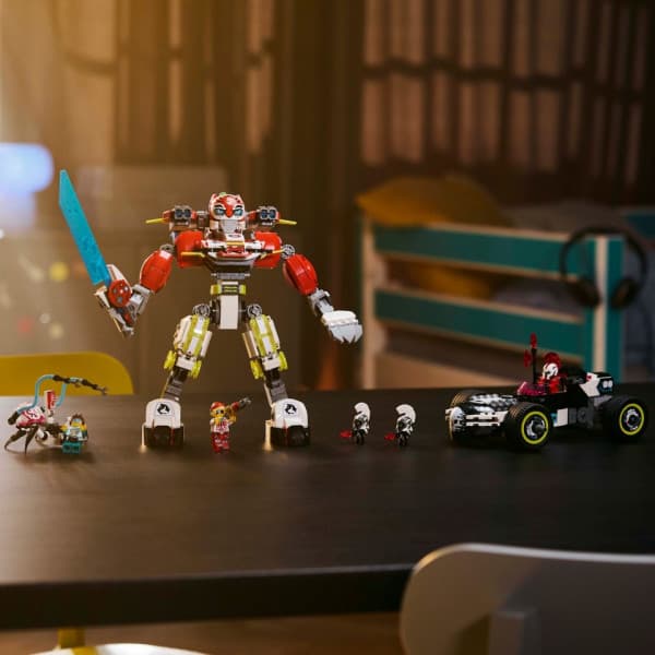 LEGO DREAMZzz 71497 – Coopers tigerrobot og Zerons hot rod-bil