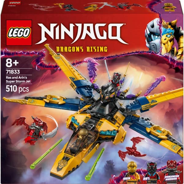 LEGO Ninjago 71833 – Rasin og Arins super hurtige jetfly