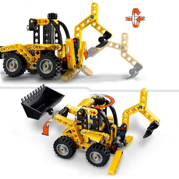 LEGO Technic 42197 – Traktorgrävmaskin