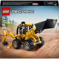 Miniatyrbild 1 av 11: LEGO Technic 42197 – Traktorgrävmaskin