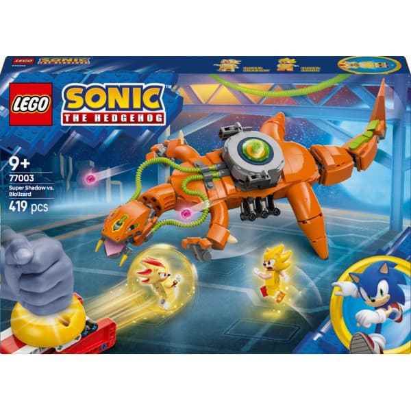LEGO Sonic 77003 – Super Shadow mod Biolizard