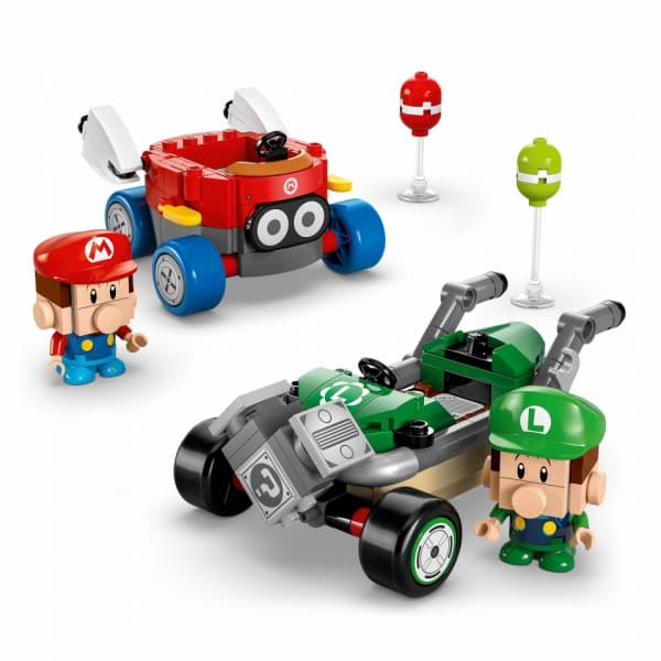 LEGO Super Mario 72034 – Mario Kart™ – Baby Mario vastaan Baby Luigi