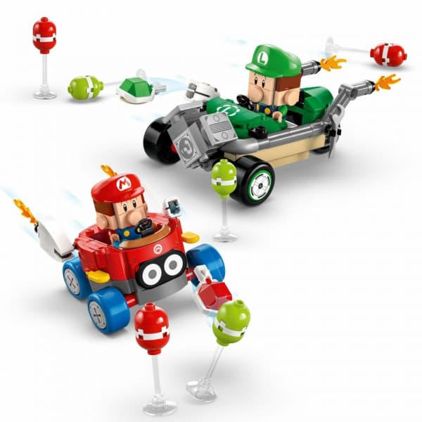 LEGO Super Mario 72034 – Mario Kart™ – Baby Mario vastaan Baby Luigi