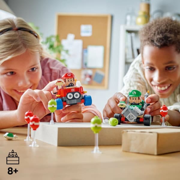 LEGO Super Mario 72034 – Mario Kart™ – Baby Mario vastaan Baby Luigi