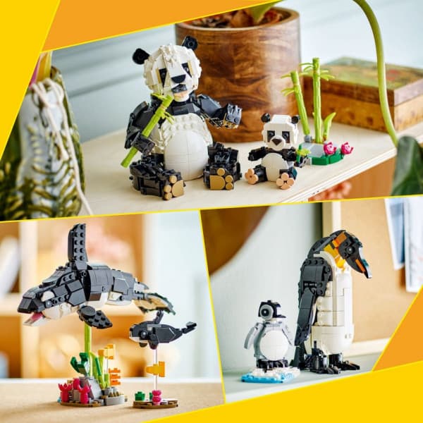 LEGO Creator 31165 – Vilda djur: Pandafamilj