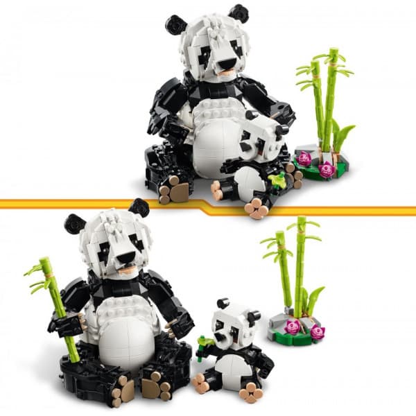 LEGO Creator 31165 – Vilda djur: Pandafamilj