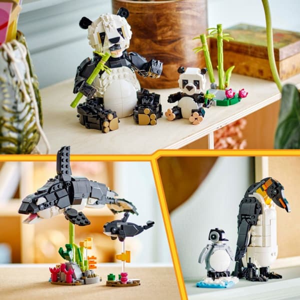 LEGO Creator 31165 – Vilda djur: Pandafamilj