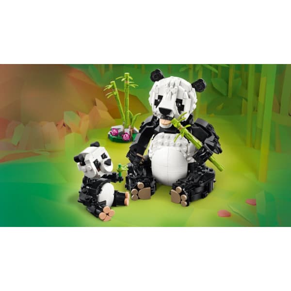 LEGO Creator 31165 – Vilda djur: Pandafamilj