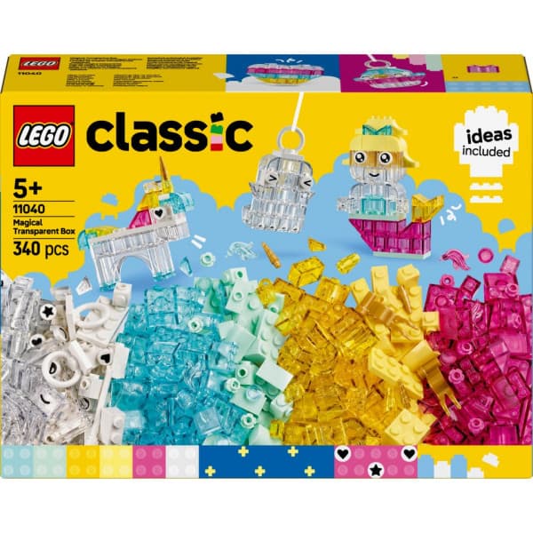 LEGO Classic 11040 – Läpinäkyvien palikoiden taikalaatikko