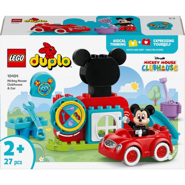 LEGO DUPLO Disney 10454 – Mickey Mus' klubhus og bil