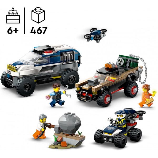 LEGO City 60449 – Politiets indsats med politibil