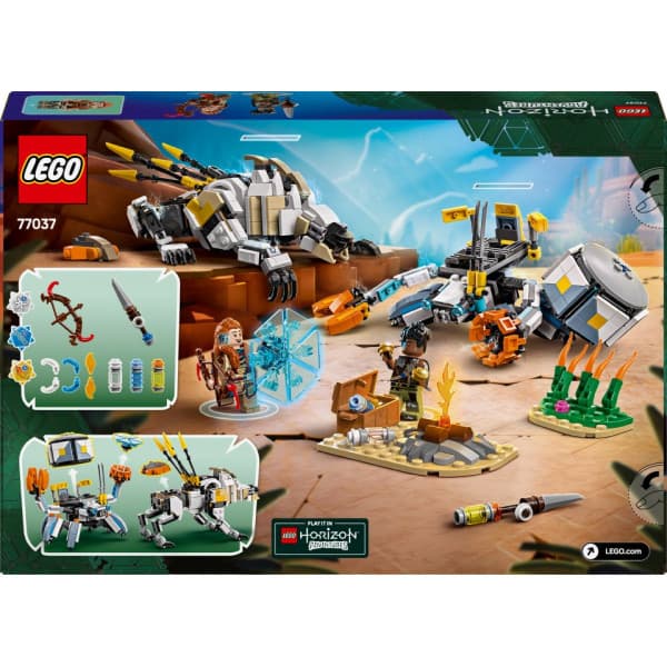LEGO Horizon Adventures 77037 – Aloy og Varl mod Beskyttelsesskjold og Tandhjul