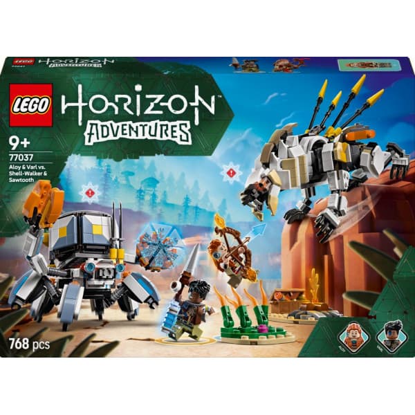 LEGO Horizon Adventures 77037 – Aloy och Varl mot Skyddssköld och Tandviver