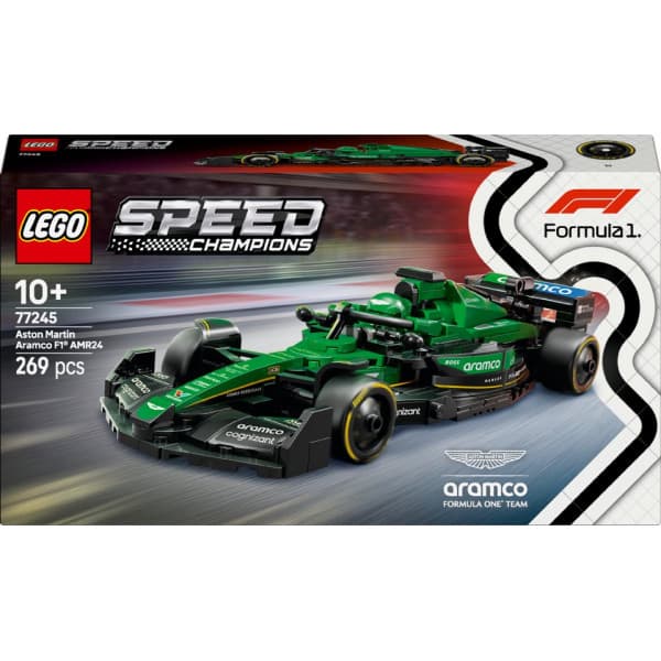LEGO Speed Champions 77245 – Aston Martin Aramco F1® AMR24 racerbilen
