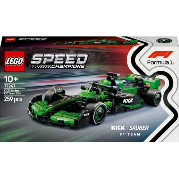 LEGO Speed Champions 77247 – KICK Sauber F1® Team C44 ‑kilpa-auto