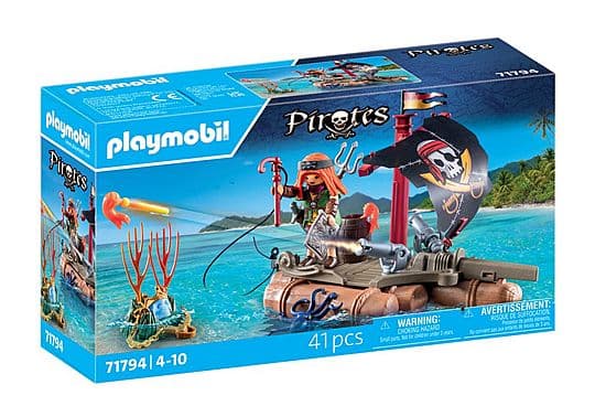 Playmobil - Pirate Raft with Treasure (71794)