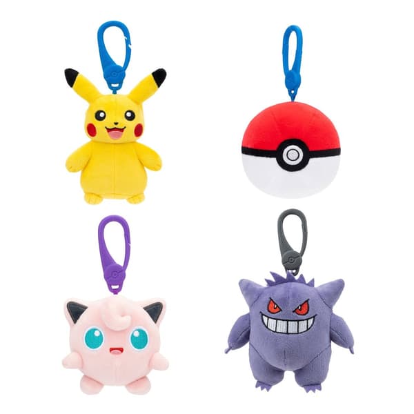 Pokmon - Plush Clip On W12 Ass - (95177-12)